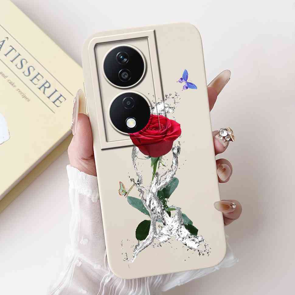 For Honor X7b 4G 5G CLK-LX1 Case Fashion Cute Butterfly Rabbit Soft Silicone Cover For Honor X7b CLK-LX2 CLK-LX3 Phone Cases