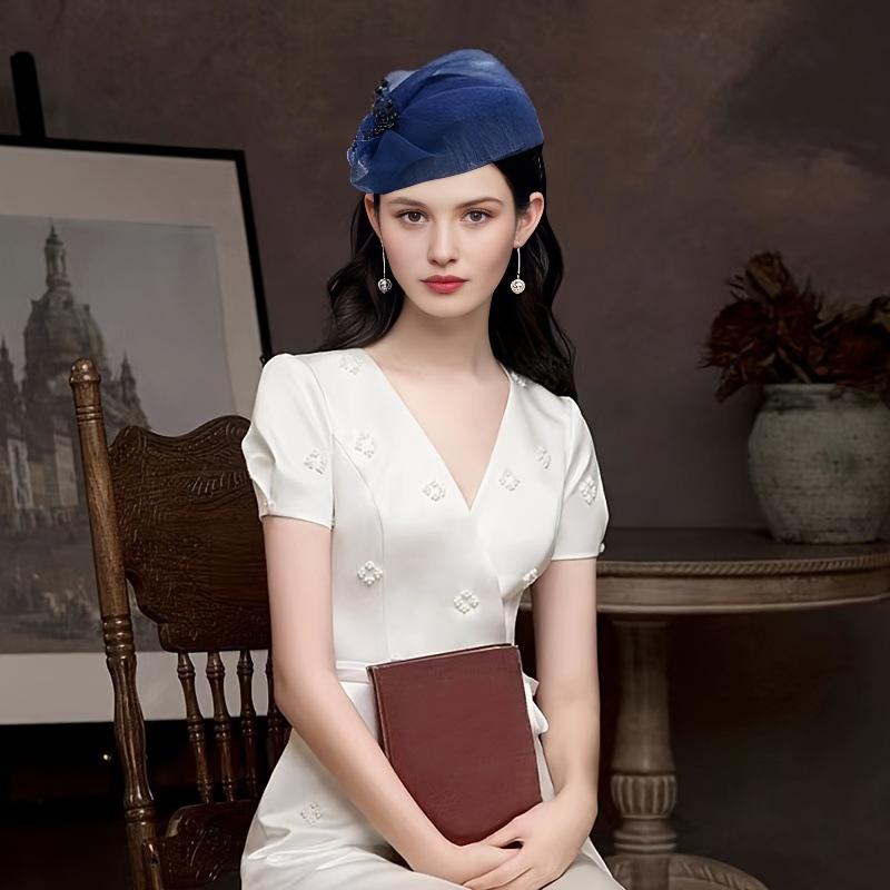 1PC Extra-Wide Hairband Hat for Gray Hair Coverage Stretchable Half-Cap Hairband for Thinning Hair