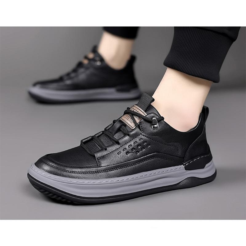 New Spring Autumn Shoes Mens Fashion Sneakers Flat Soft Casual Brand Male Footwear Black Grey