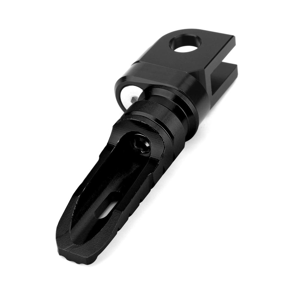 Artudatech Vordere Fußrasten für Kawasaki Z300 Z400 Z800 Z650 Z900 Z1000 NINJA 650 Motorrad Schwarz