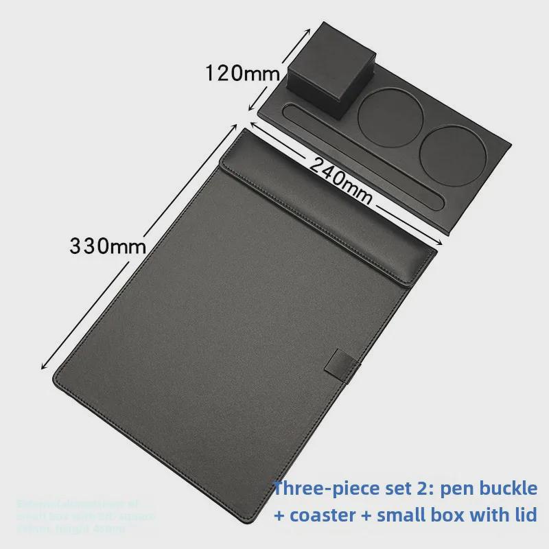 A4 Leather Conference Writing Pad Folder for Business and Hotel Contracts