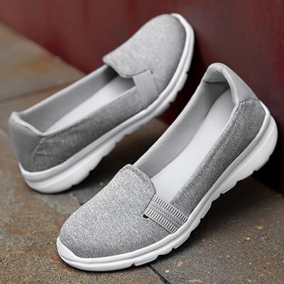 Mode Dames Sneaker Enkele Schoen Platte Zool Zomer Lui Comfortabel Casual Wandelen Ademend Loafers Zachtzool Casual Schoenen