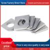 304 Stainless Steel Beveled Square Washer for I-Beam and Curtain Wall Applications