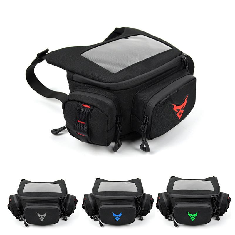 Touch Screen Motorcycle Front Bag Waterproof Moto Waist Bag Large Capacity Scooter Motorbike Pedal Moto Storage Bag Mobile Phone