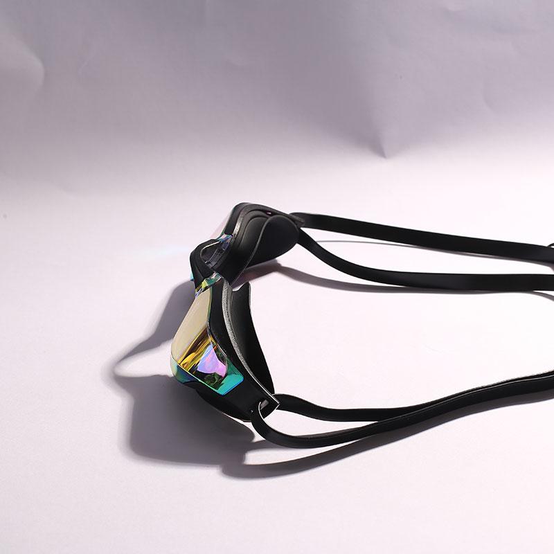 Professional Anti-Fog Silicone Swimming Goggles With UV Protection Optimal Performance and Mirror Lens