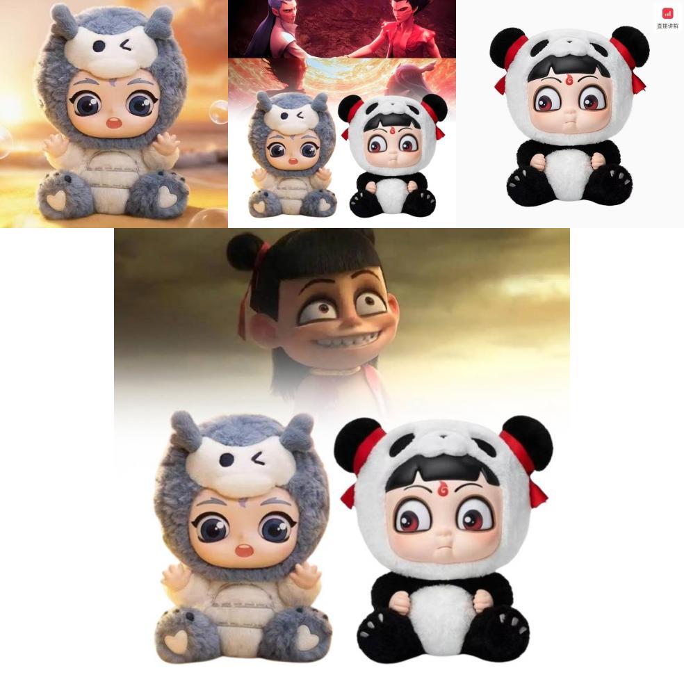 Soft And Adorable Plush Toy Nezha And Bai Long Aobing For Kids Emotional Development