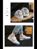Triple Canvas Korean Style Casual White Sneakers for Female Students - WDSW-90001