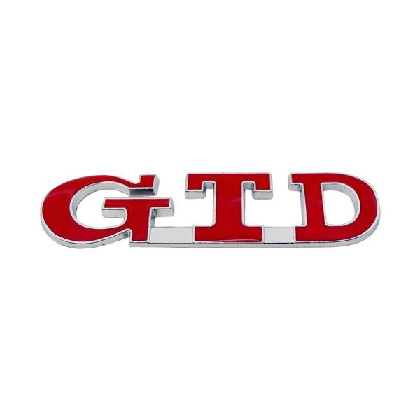 GTD trunk side sticker diesel sticker logo car styling for golf tiguan touran touareg sharan atlas phaeton