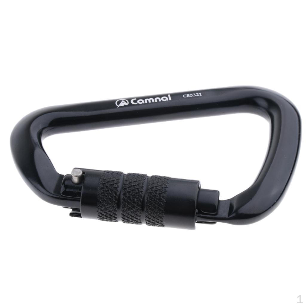 28KN Screw Locking Carabiner Climbing Equipment