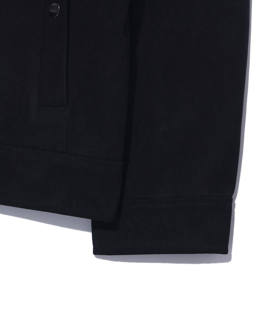 SIGNIFICANT Suede Standard Collar Jacket Lr1Ju006_Black