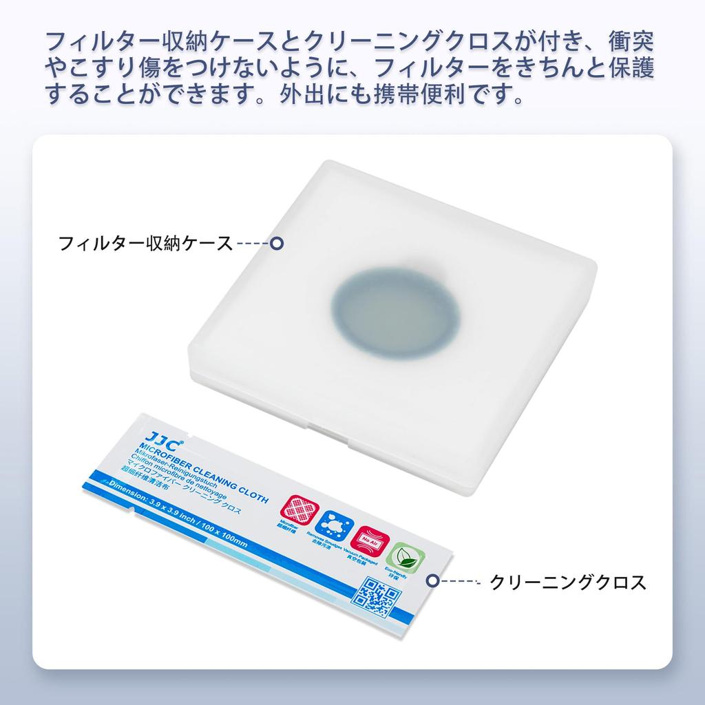 JJC CPL Filter for DJI Osmo Action 5 Polarizing Camera Protection Enhanced Color Optical Aluminum Lens High Light Water Dirt Scratch for Water and