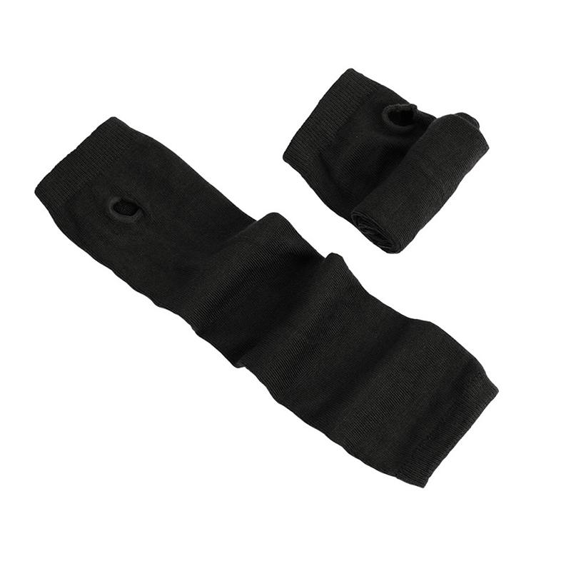 Ins Spring Summer Sports Long Fire Ninja Knitted Gloves Emo Women'S Sleeves Y2K