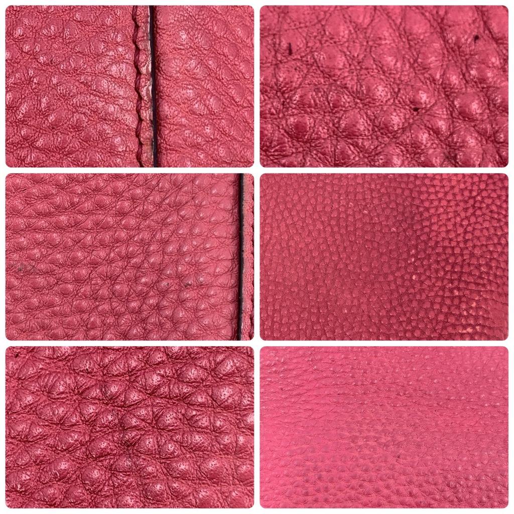 Prada Vitello Dino Skóra Licowa Torba Do Ręki Tote Na Ramię BR5092 Różowa Płytka z Logo Trójkątnym Biała Metka