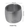Aluminum Wide Ring Tenor Saxophone Mouthpiece Fastener Clip Compact Sax Ligatures for Tenor/Alto/Saxophone Mouthpiece
