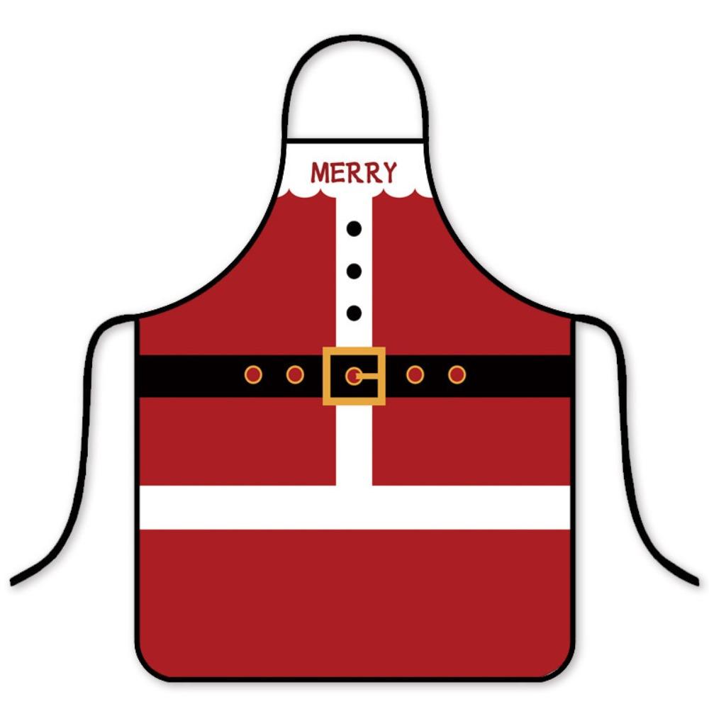Verstellbare Design-Küchenschürze Lebkuchenmann Kochschürze Weihnachtsschürze Weihnachtsfeier