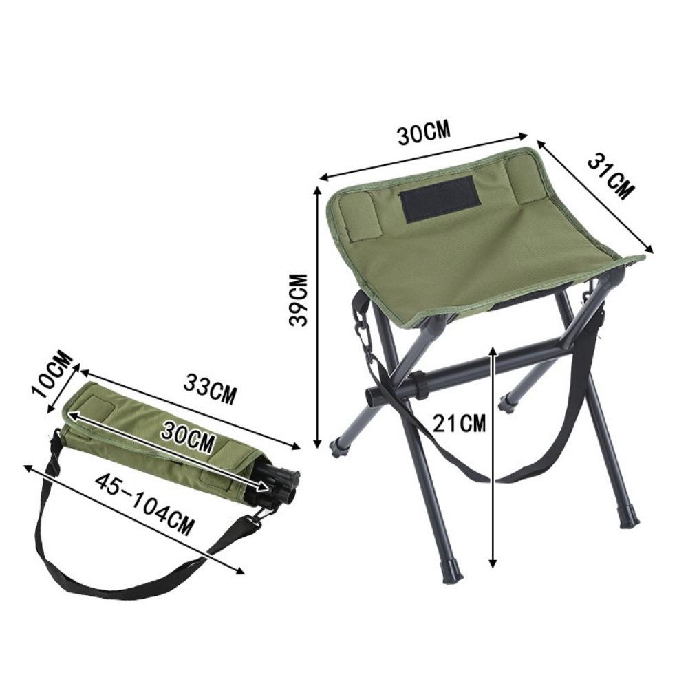 Foldable Camping Chair Strong Load-bearing Fishing Chair Outdoor Folding Stool Outdoor Camping