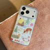 INS Niedlicher Hirsch Glitzer Glänzende Sterne Durchsichtige Rückseite für iPhone 17Pro Max 13 14 15 16 Promax Schutzhülle Stoßfest Bling Handyhülle
