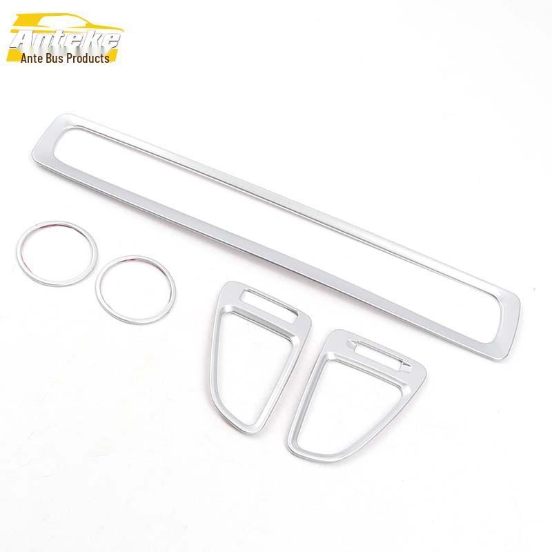 XRV Air Outlet Decorative Frame: Electroplated Cold Air Sequin Sticker for Car Accessories