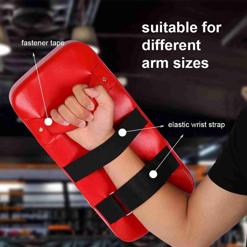 EVA Filling Taekwondo Kick Shield Curved Surface Strike Target Pad Martial Arts Training