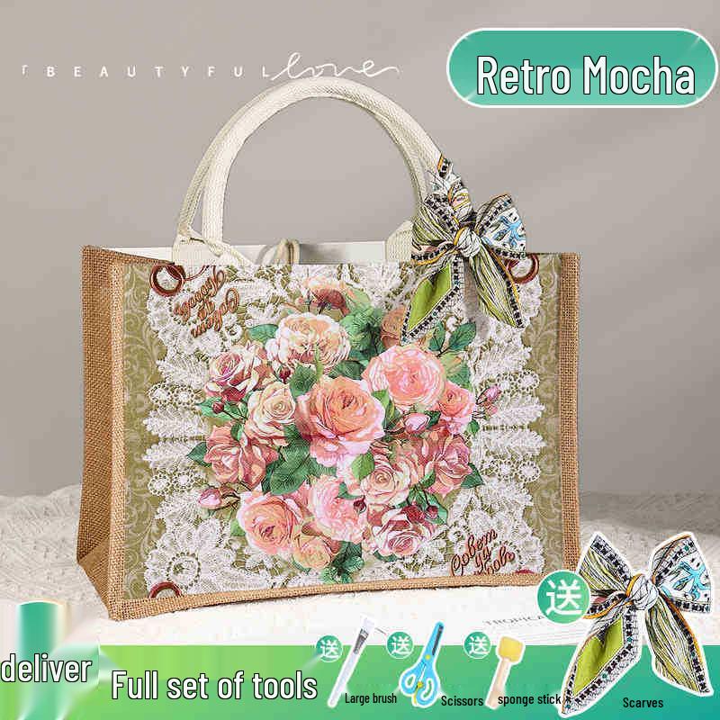 Spring Festival Kids' DIY Decoupage Linen Tote Kit