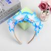 1PC Women Girls Flower Headbands Wedding Party Headdress Hair Accessories For Bridal Floral Satin Hairbands Headwear