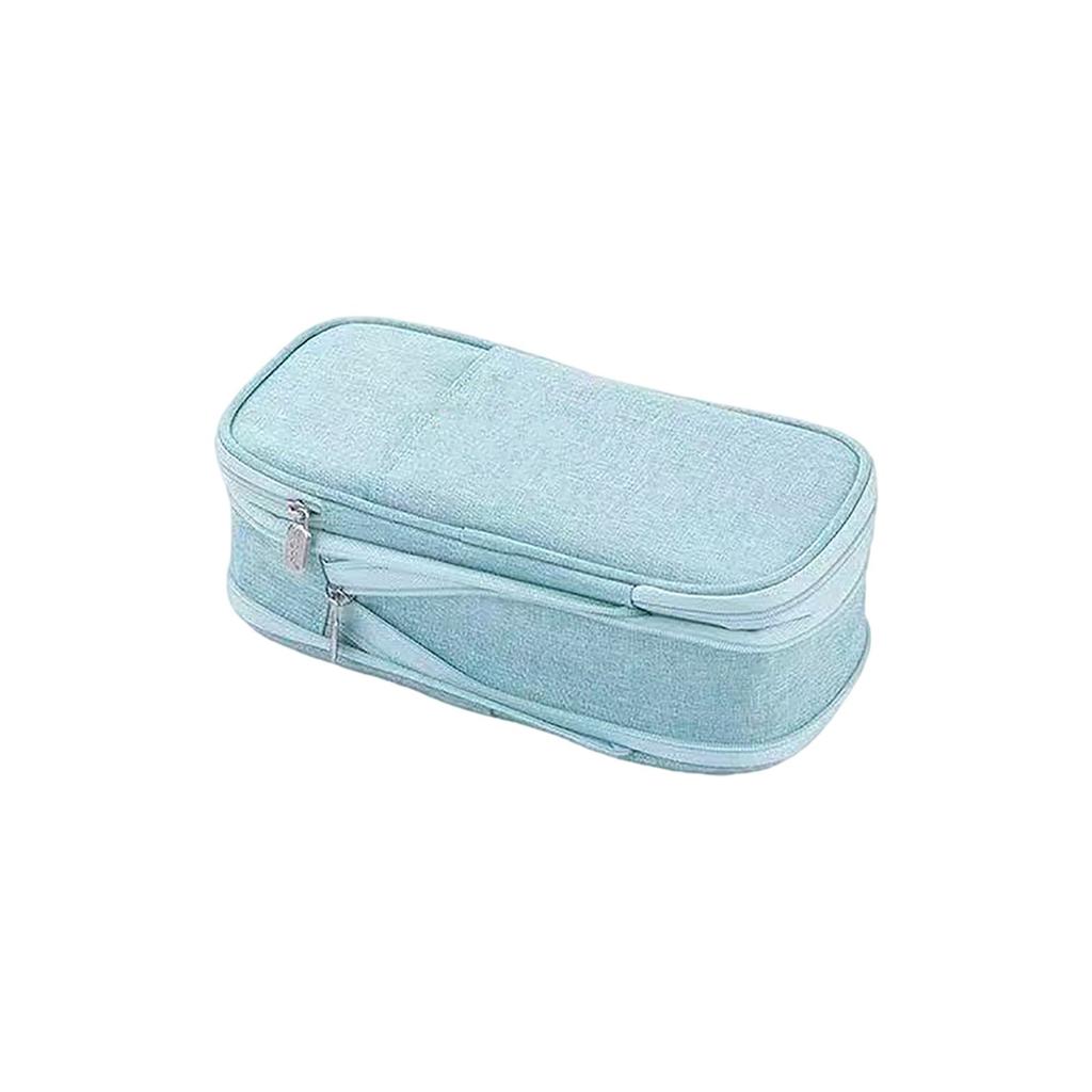 High-value Japanese Style Large-capacity Pencil Case Korean Version Junior High School Student Canvas Stationery Bag Boys And Girls Cute Pencil Case
