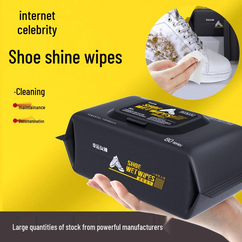 

Большие салфетки для чистки обуви, 80 штук - Популярный продукт Douyin, Одноразовые для чистки белой обуви и удаления пятен.