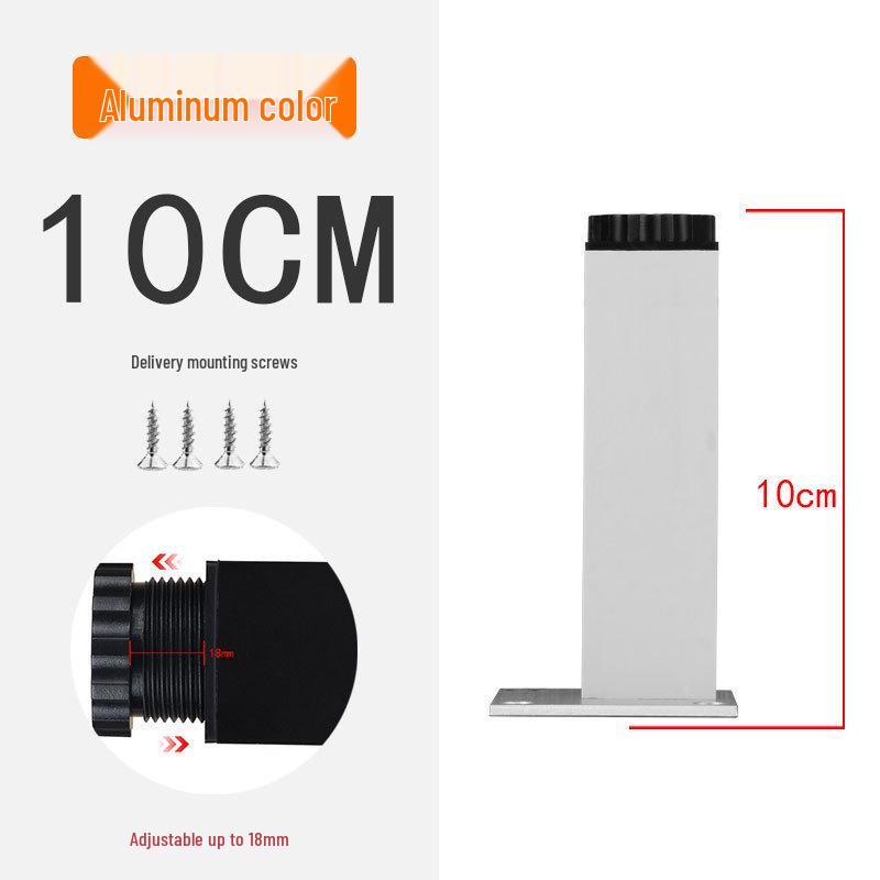 Adjustable Aluminum Alloy Cabinet Legs for Bathroom or TV Cabinets