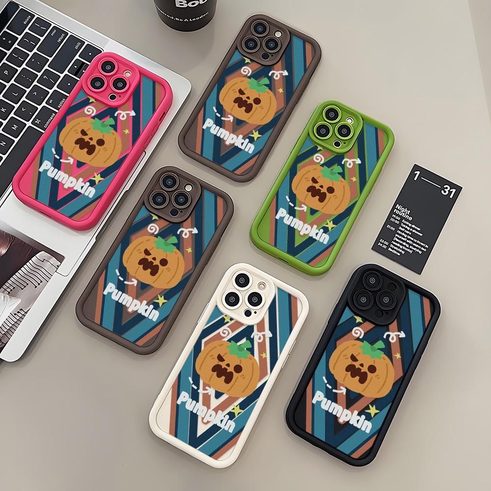 Custom Halloween Pumpkin Ghost iPhone 17 Pro Max Case: Frosted, Anti-Fall