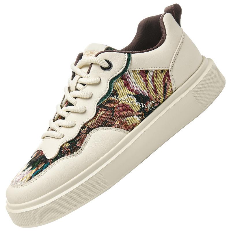 

Kadile crocodile thick-soled heightening men s shoes low-top sports board shoes national trendy casual shoes men s canvas shoes summer 44