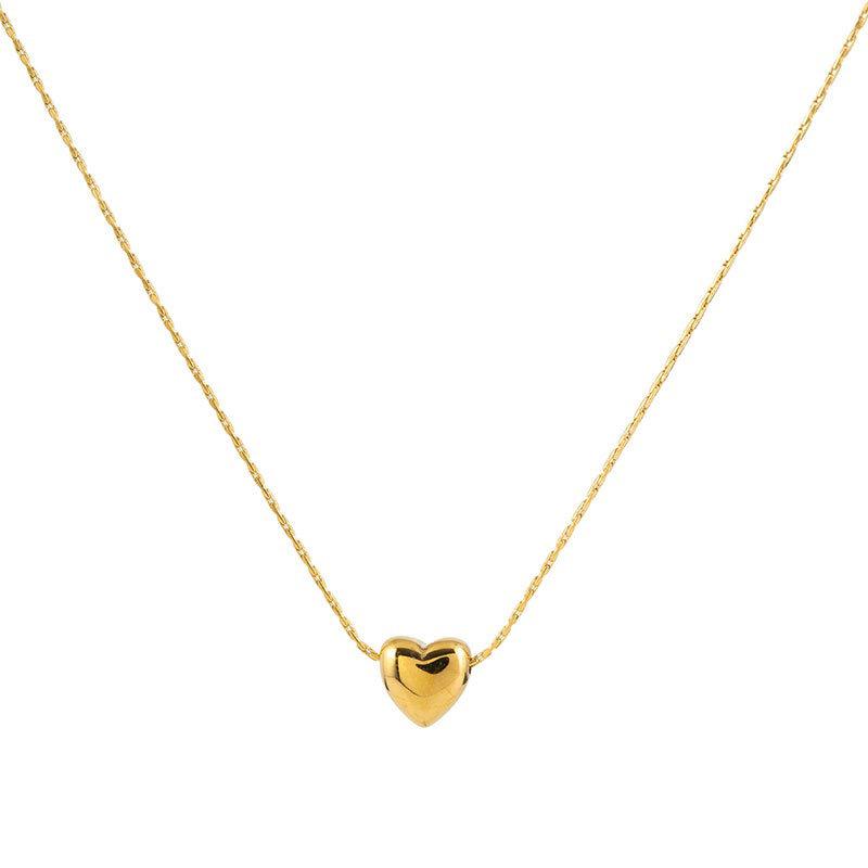 Elegant Niche Light Luxury Heart Pendant Clavicle Necklace