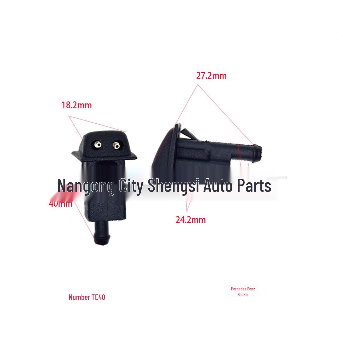 

Mercedes-Benz Windshield Spray Nozzle Clip & Lining Fixing Accessories 10000