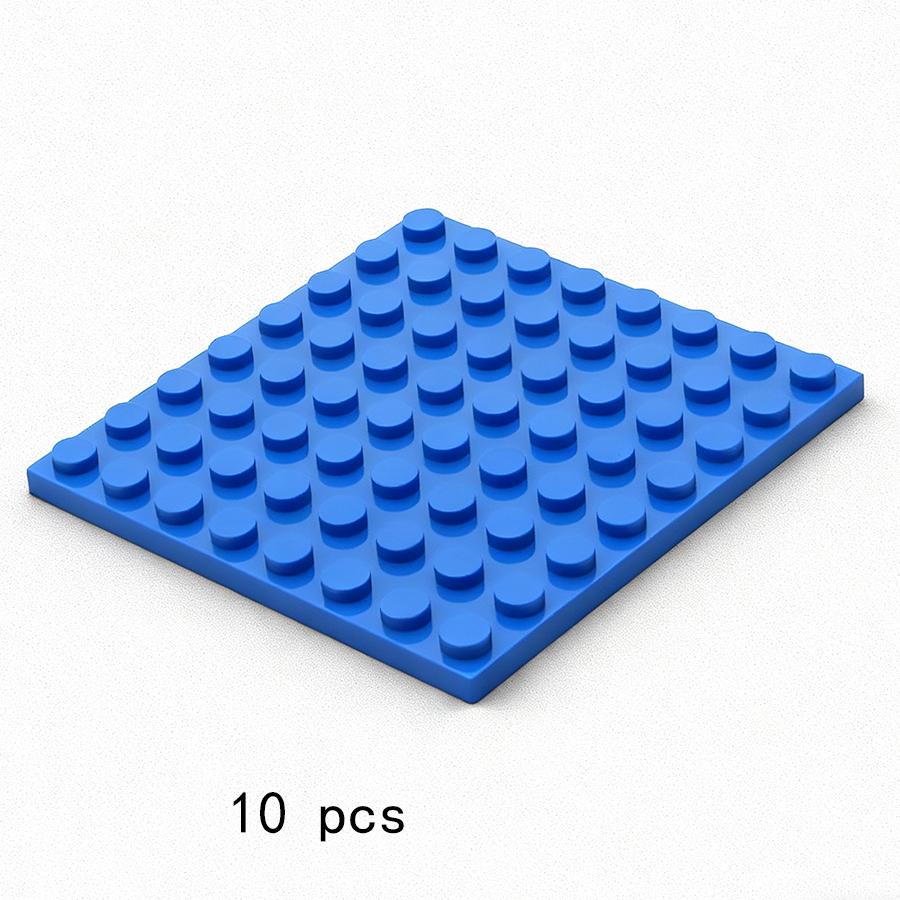 10 buc Placă de bază bloc de construcție 8x8 Compatibilă 41593 Placă Subțire Cărămizi Figurine DIY Copii Educativ Asamblează Cărămizi Jucării