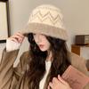 Classic Fisherman Hat With Warm Fleece Lining For Autumn And Winter Outdoor Activities