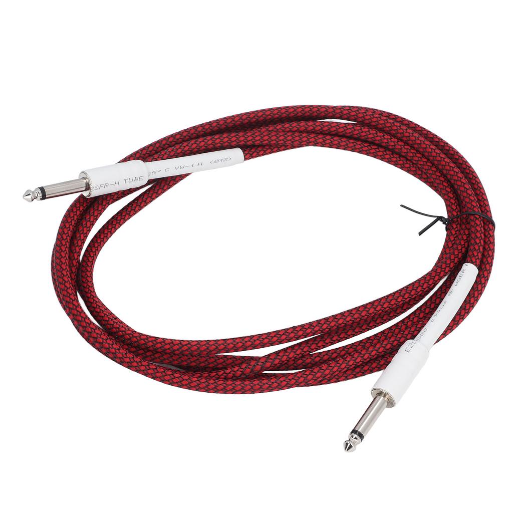 1 4 Inch Instrument Cable 10ft 6.35mm Mono Male to 6.35mm Mono Male Straight Plug Guitar Cable