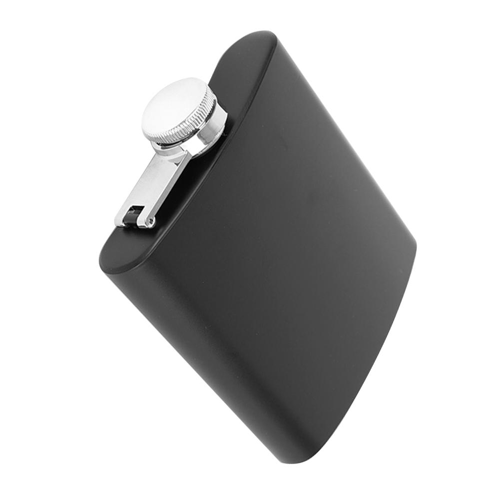 8oz Portable Matte Mini Stainless Steel Flagon Hip Flask Outdoor Drinkware