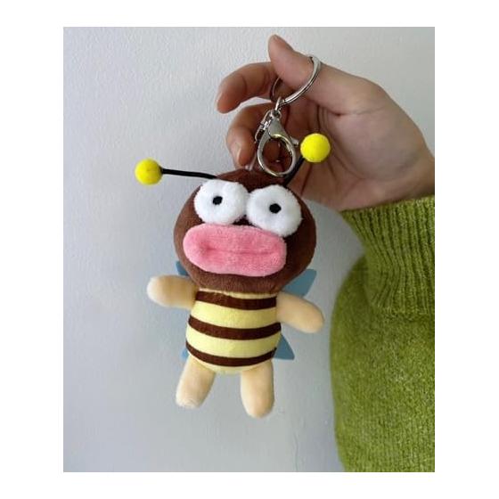 [Wego] Slim Tarako Bee Stuffed Keychain for Women