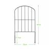Gartenzaun 10 Paneele, 10 Fuß (L) X 24 Zoll (H.) Rostfreier Metall-Drahtrand Tierbarriere für Hund, Gartenzaun
