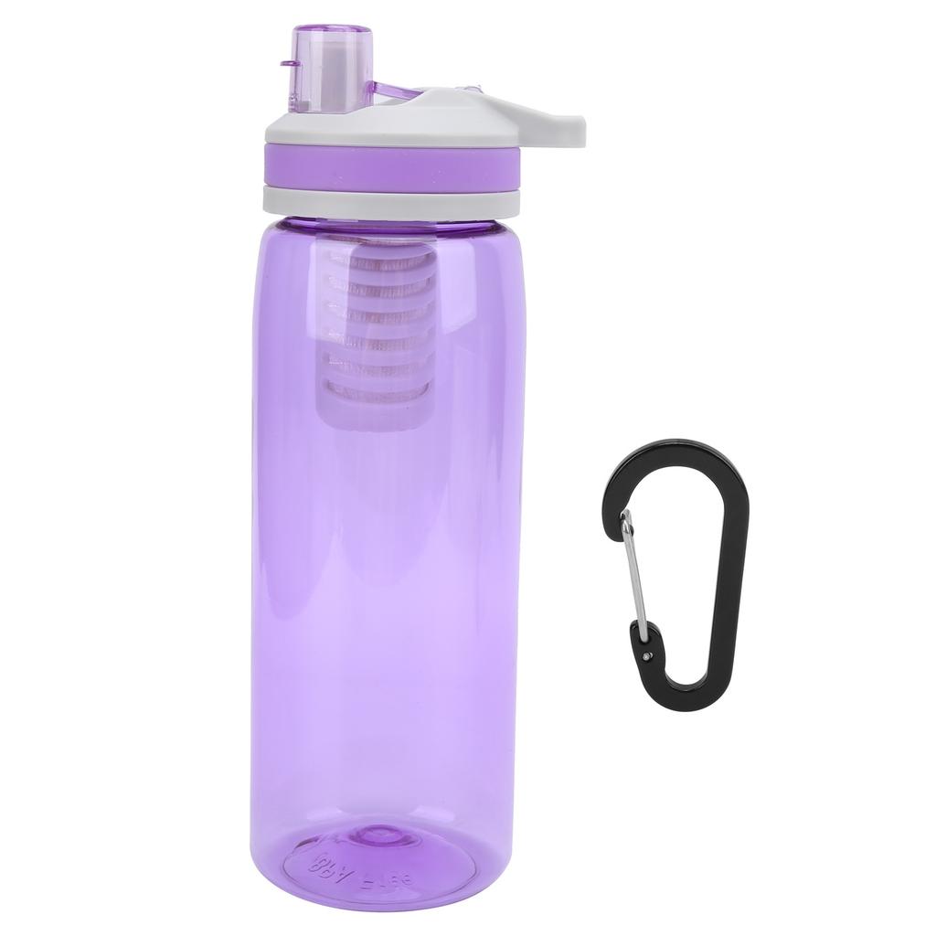 770ml Portable Filtered Water Bottle Outdoor Water Purifier for Camping Hiking Emergency