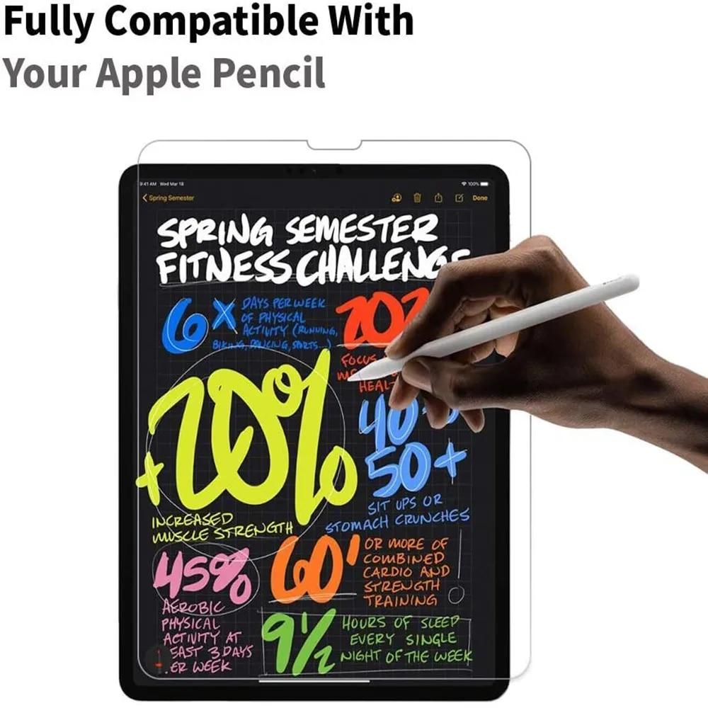 9H gehärtetes Glas Displayschutzfolie für iPad 2017 2018 9,7 Air 1 2 Pro 11 10,5 10,2 2019 Mini 2 3 4 5 Blasenfreie Schutzfolie
