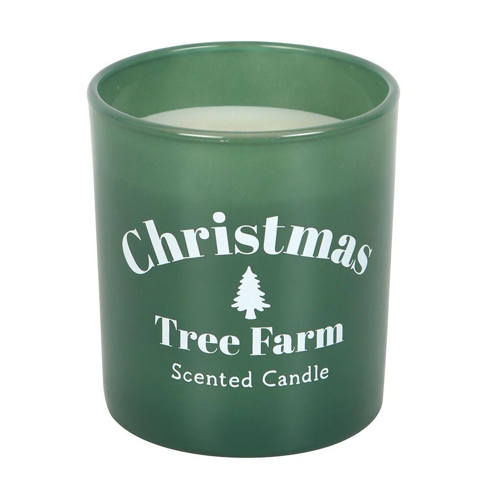 Something Different Farm Christmas Tree Candle & Holder