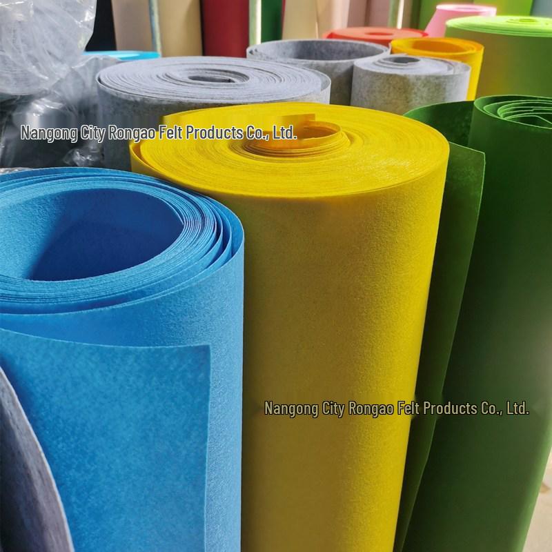 Colorful Adhesive Red Felt Fabric for Kindergarten DIY Projects