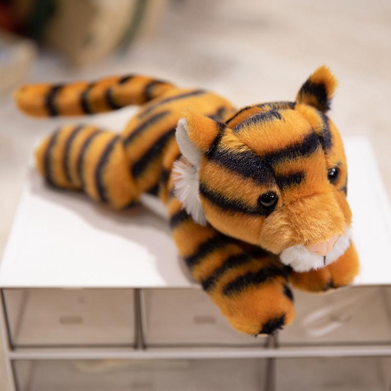 Party Style Forest Animal Doll Tiger Panda Fox Plush Toy Simulated Animal Doll Zoo Gift