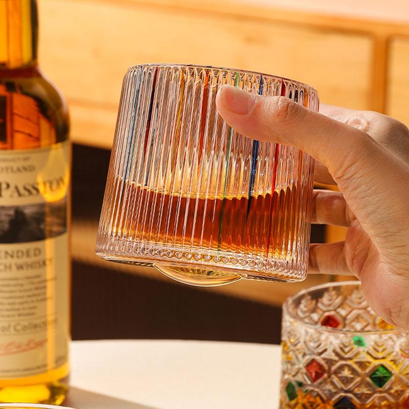 Whiskey Coffee Cups Cocktail Prime Drink Water Tequila Latte Wedding Milk Mocha Wine Shot Glasses Stained Vasos Home Decor