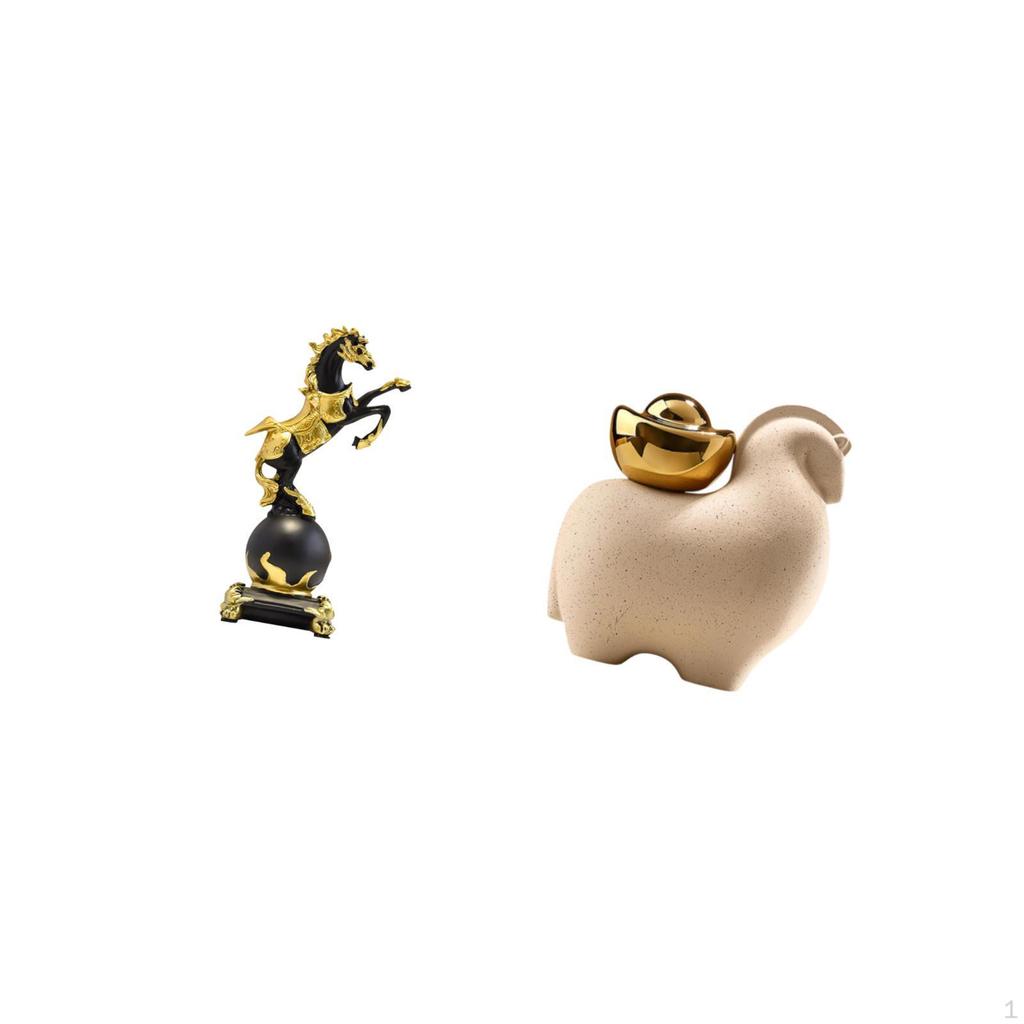 Figurine Collection Tabletop Statue Ornament Creative Sculpture for Bedroom Living Room Desk