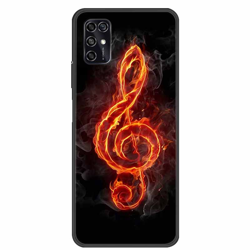 For ZTE Blade V2020 Smart Case Black Bumper Silicon TPU Soft Phone Cover Case For ZTE Blade V20 Smart 8010 Funda Cartoon Coque