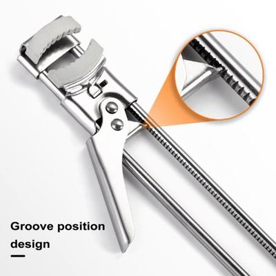 Jar Bottle Opener Multifunctional Adjustable Stainless Steel Easy Lid Gripping And Can Opening Rust-Resistant Kitchen Accessory