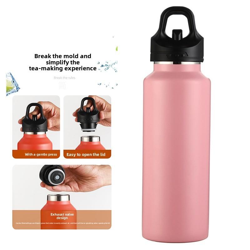 Premium 700ml Insulated Water Bottle With Leak Proof Lid For Outdoor Sports And Travel
