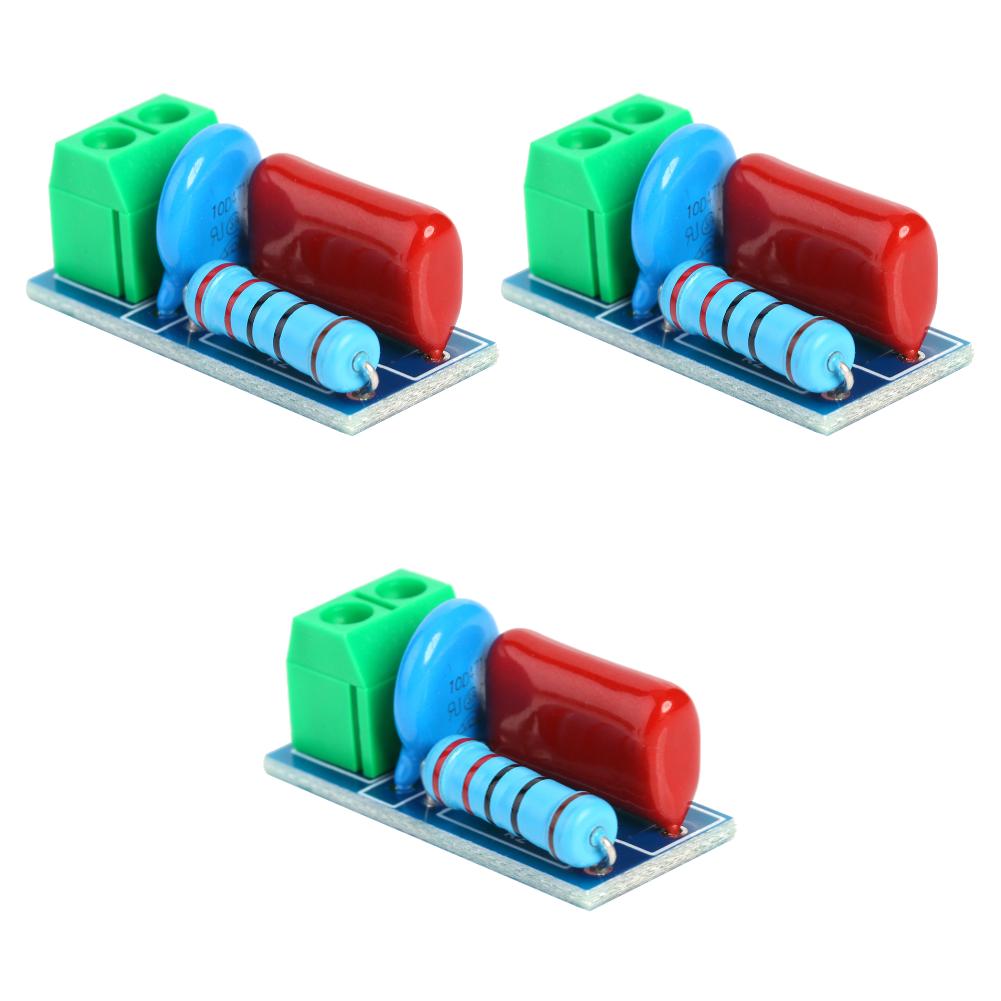 10-1pcs RC Absorption Circuit Module Relay Contact Protection Resistance Surge AC/DC 5V-400V Snubber Board