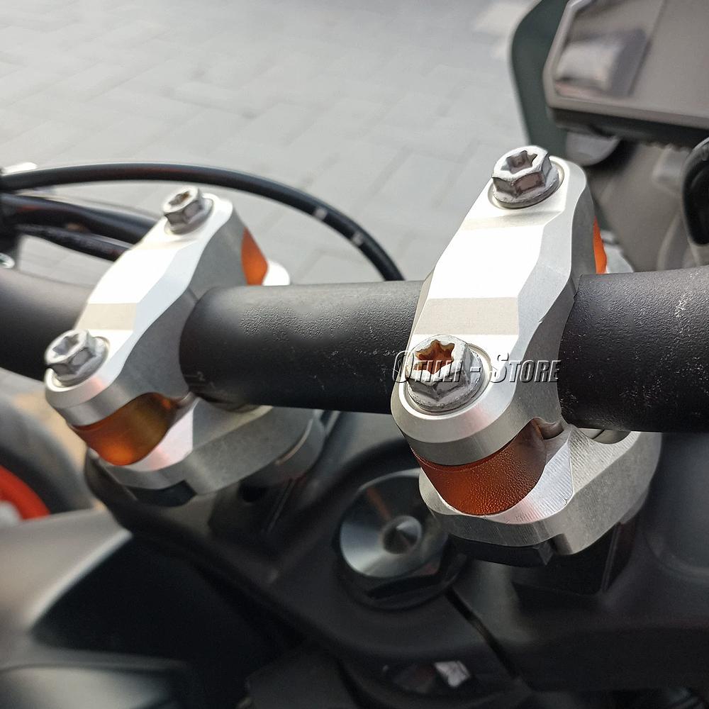 28mm Handlebar Risers Mounting Bar Adjustable Cushioning and Shock Absorption For 690 Duke 790 Adv 1190 ADV 1290 Super Adventure